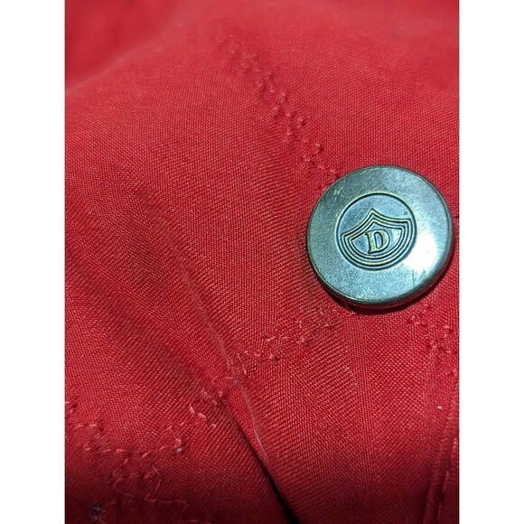 Dismero Women's Red Button-Down Quilted Vest Size M - Picture 5 of 6